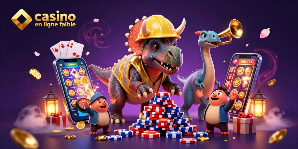 Construisez des pyramides de jetons avec un triceratops dans un casino en ligne fiable.