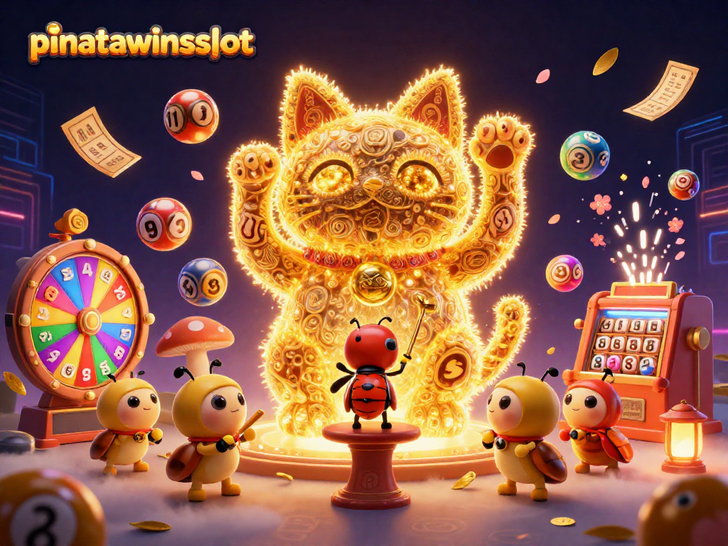 Experience the joy of pinatawinsslot with a vibrant blend of casino symbols and dynamic lottery elements.