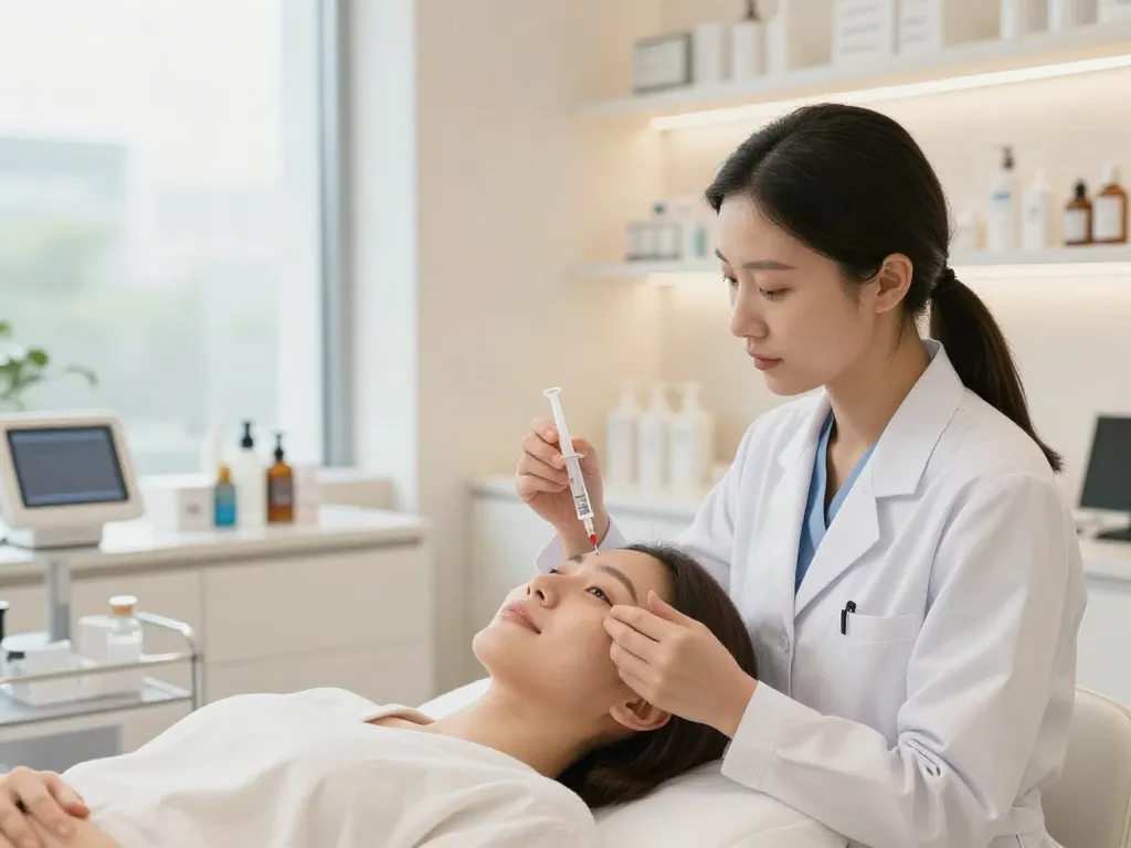 Augenringe entfernen durch professionelle Beratung in einer modernen Hautpflegeklinik.