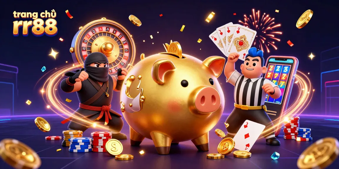 Get ready for fun at trang chủ rr88 with mesmerizing 3D scenes of gaming action featuring vibrant characters and dynamic casino elements.