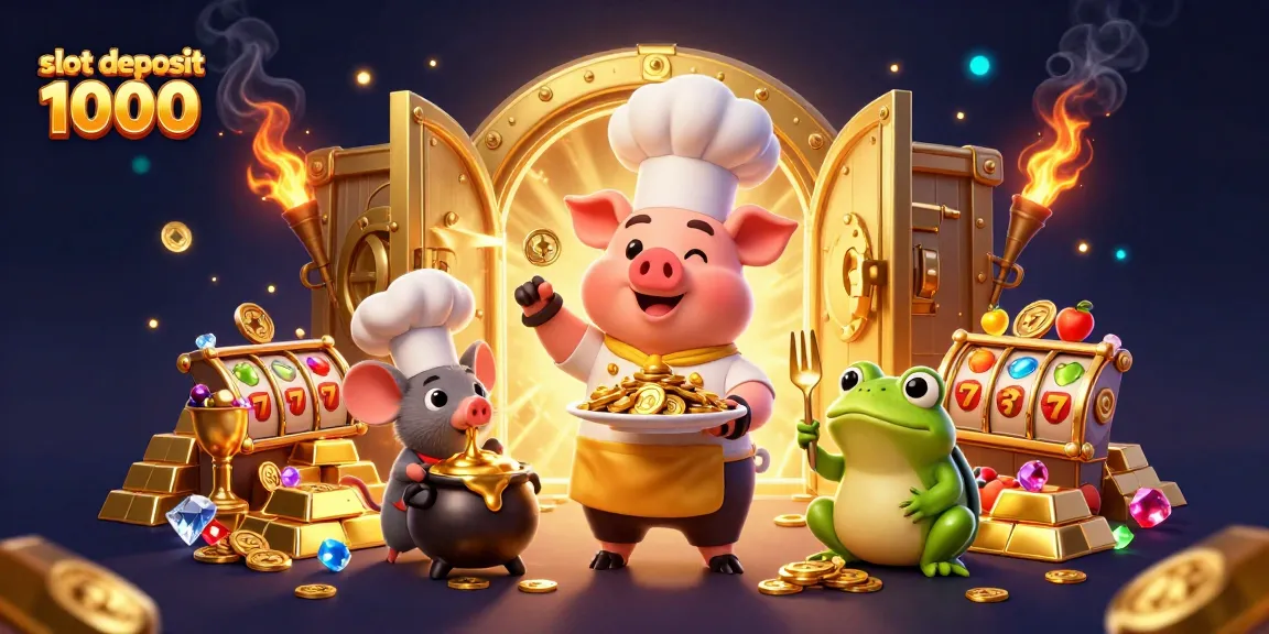 Spin to win with slot deposit 1000: Experience luxury and excitement at the casino.