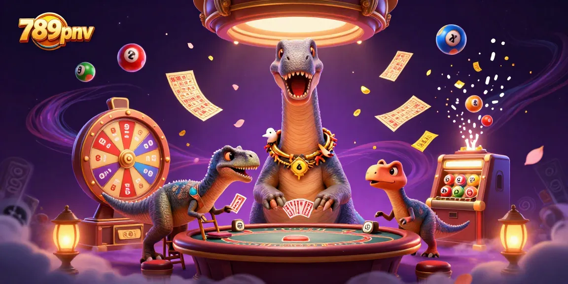 Experience thrills with 789pnv's lively casino scene featuring playful characters and vibrant game elements.
