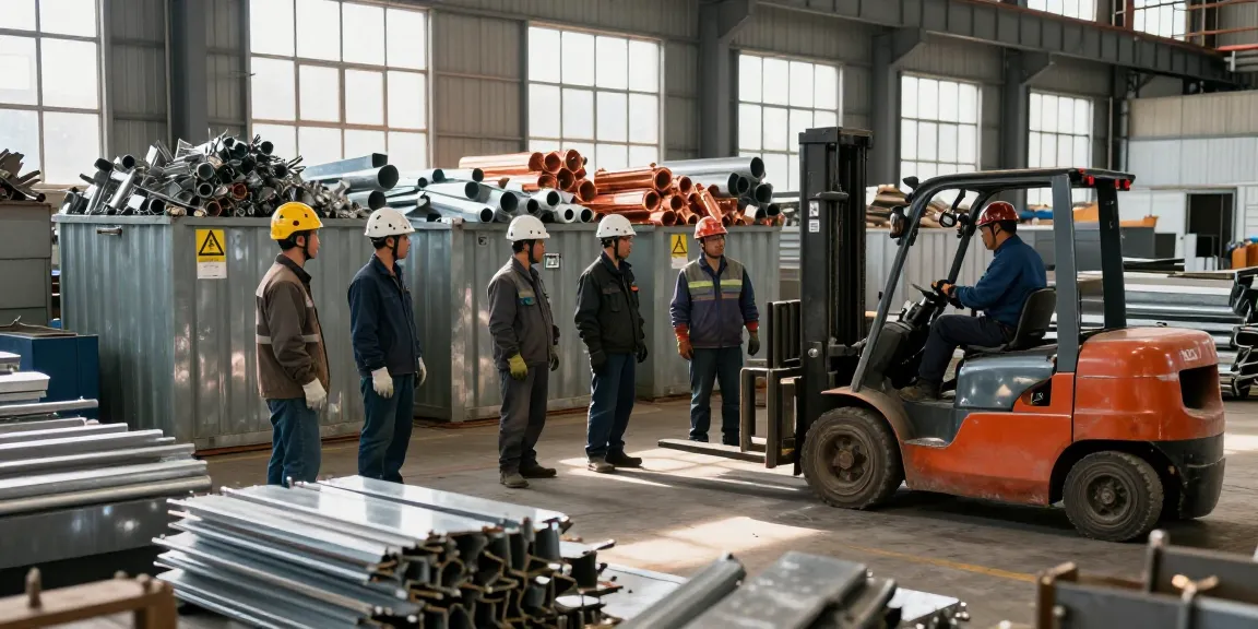Proses inspeksi Mercury Scrap Metal di https://www.scrapsolutionplace.com/ oleh tim profesional di lingkungan industri yang aman dan terorganisir.