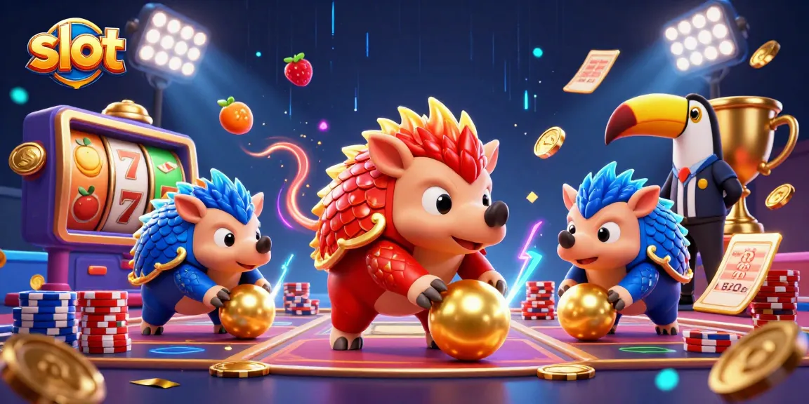 Slot gacor hari ini menunjukkan dua pangolin bersaing dengan elemen slot yang menarik.
