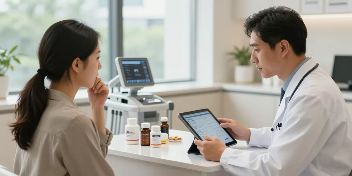 Medical consultation scene featuring Deus Medical products, showcasing a professional and inviting healthcare environment.
