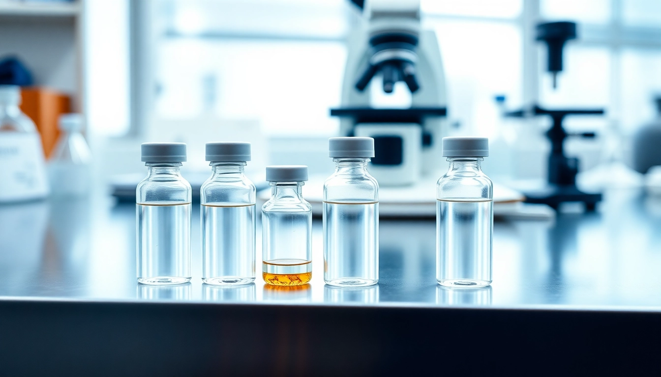 Explore the clarity and precision of online peptides in a professional laboratory setting.
