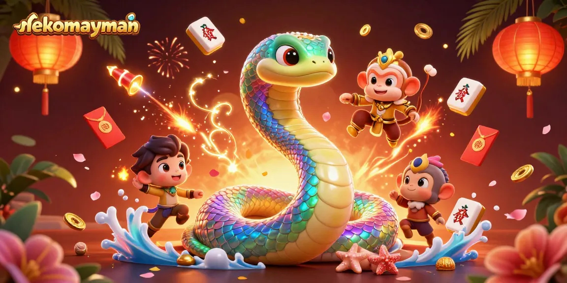 Win big with nekomayman while spinning on vibrant slot reels surrounded by enchanting elements.