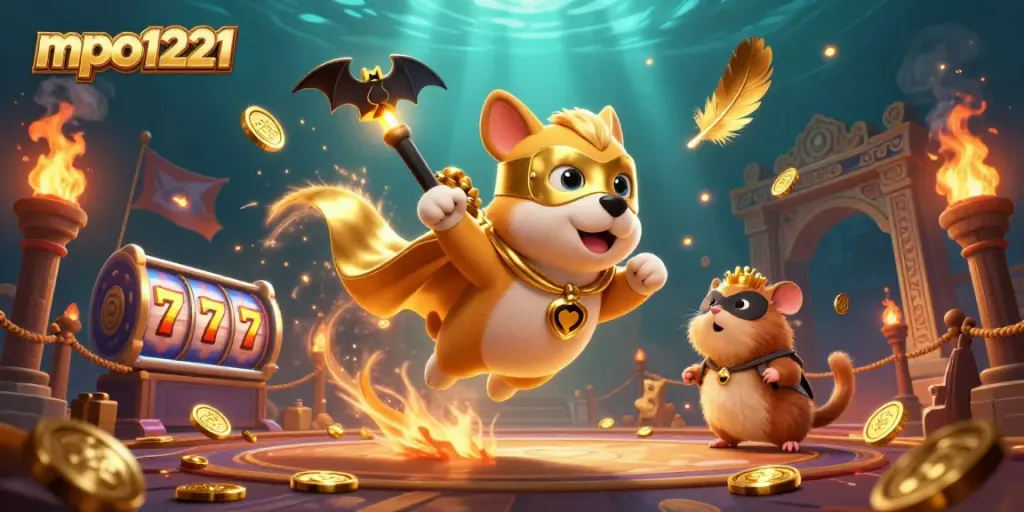 Experience thrilling gameplay with mpo1221's vibrant superhero theme, showcasing excitement and action.