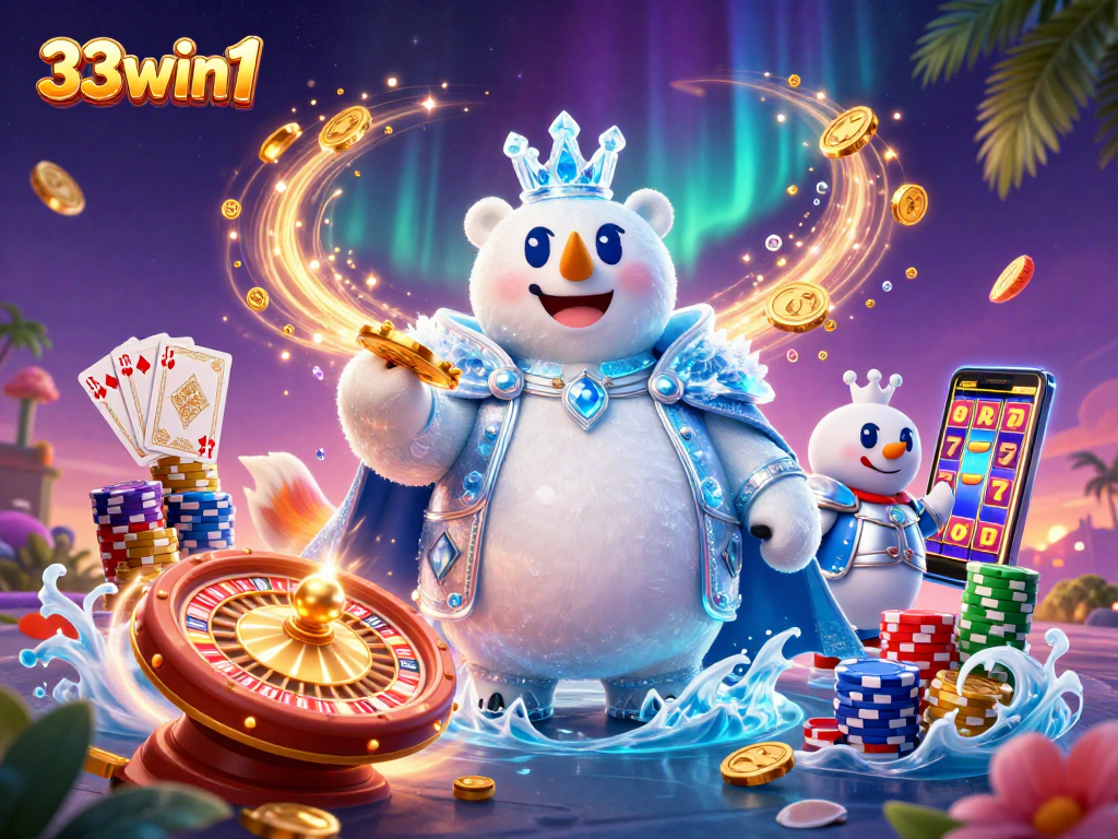 Engage with 33win1 as you enjoy thrilling casino games with vibrant visual elements and characters!