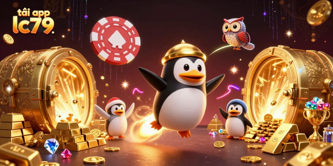 Trải nghiệm tải app lc79 với hình ảnh hoạt hình 3D sôi động về game casino.