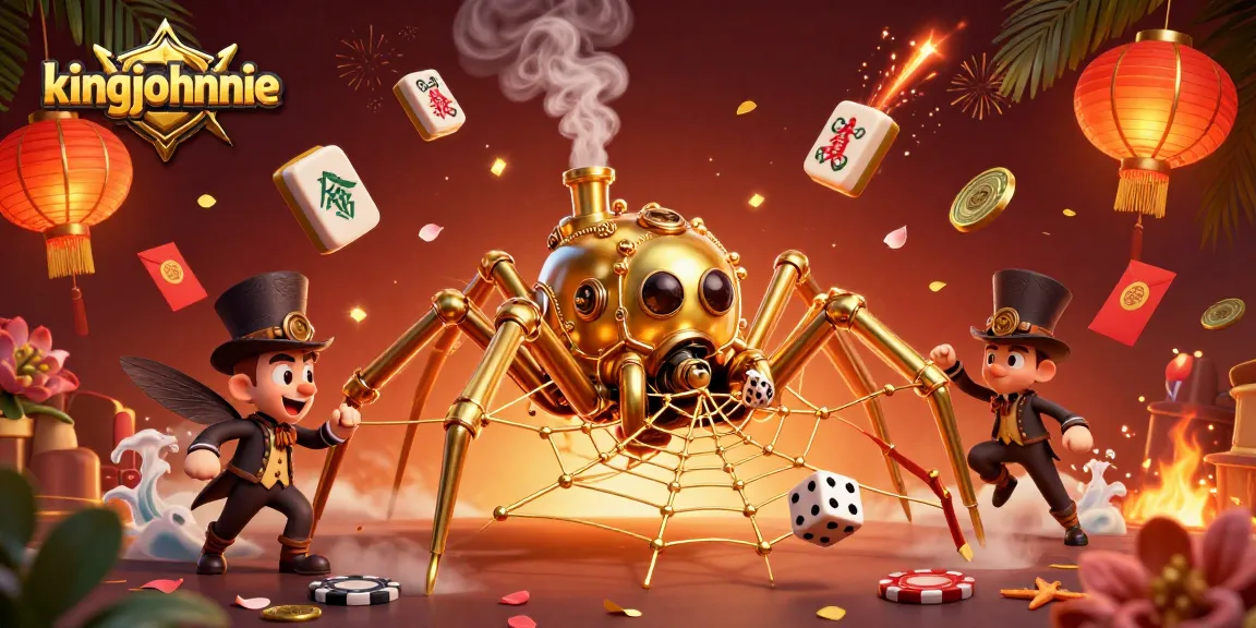 Engage in thrilling gameplay at kingjohnnie with a vibrant 3D casino scene.