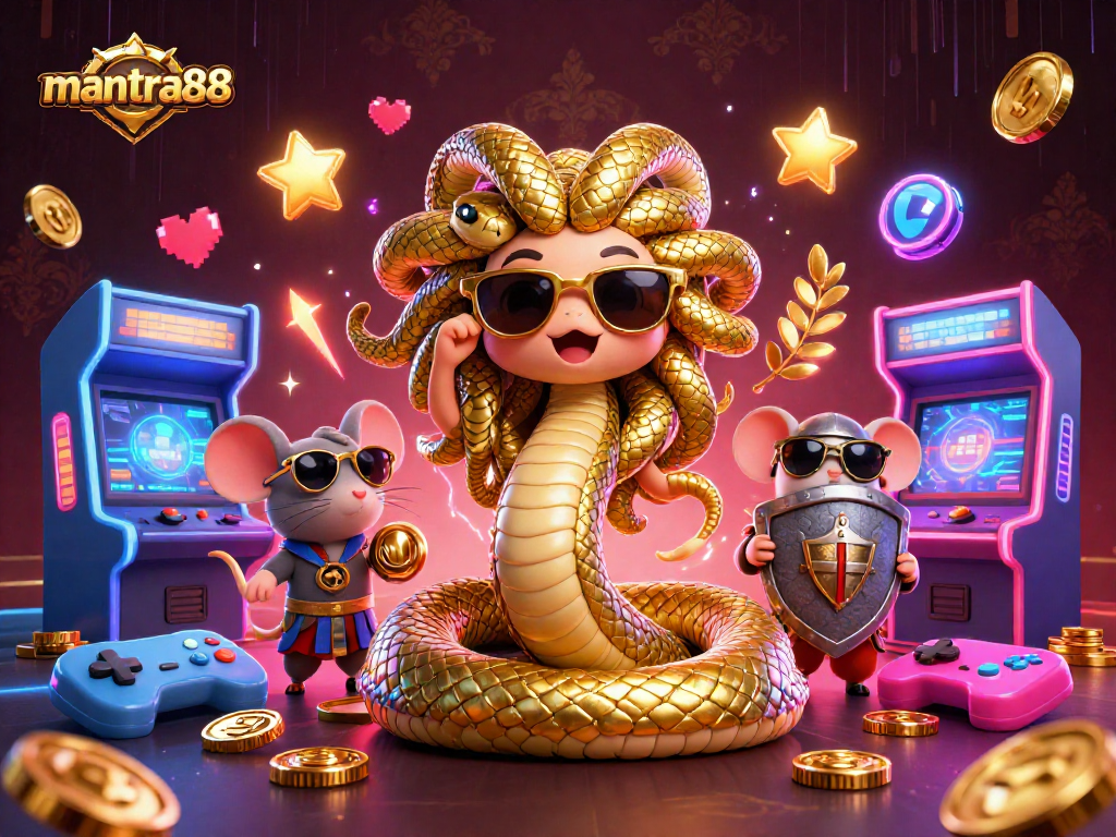 Experience thrilling wins with mantra88 in an exciting casino adventure featuring Medusa and classic gaming elements.