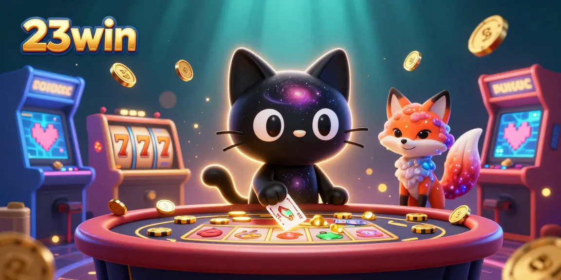 Experience the thrilling cosmic casino experience at 23win, featuring vibrant slots and fantastical characters.