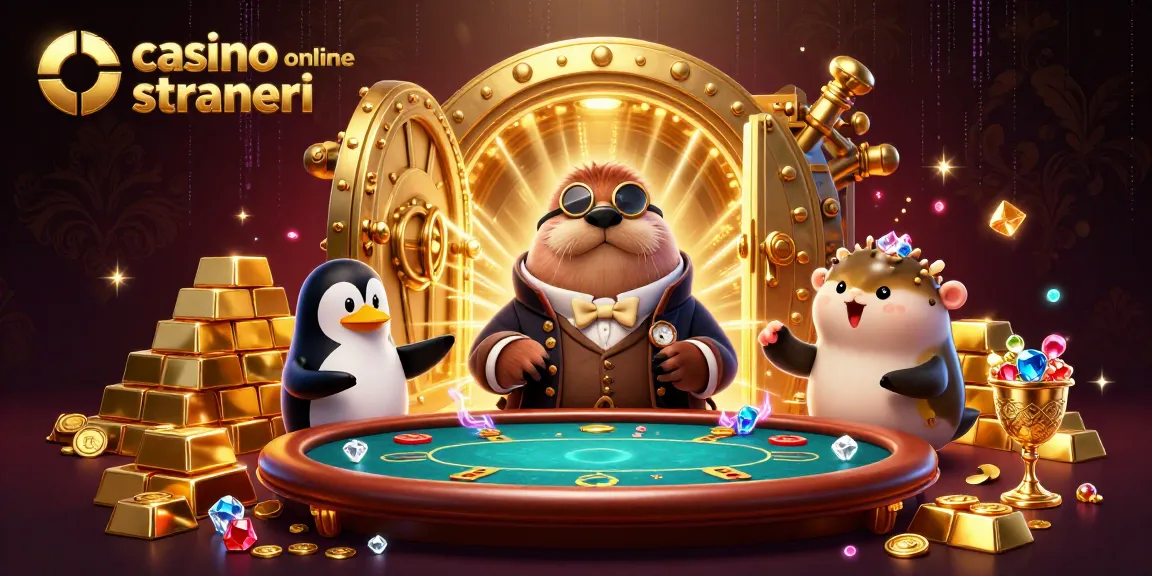 Gioca a casino online stranieri con il brio di un tricheco cartoon al tavolo da poker.