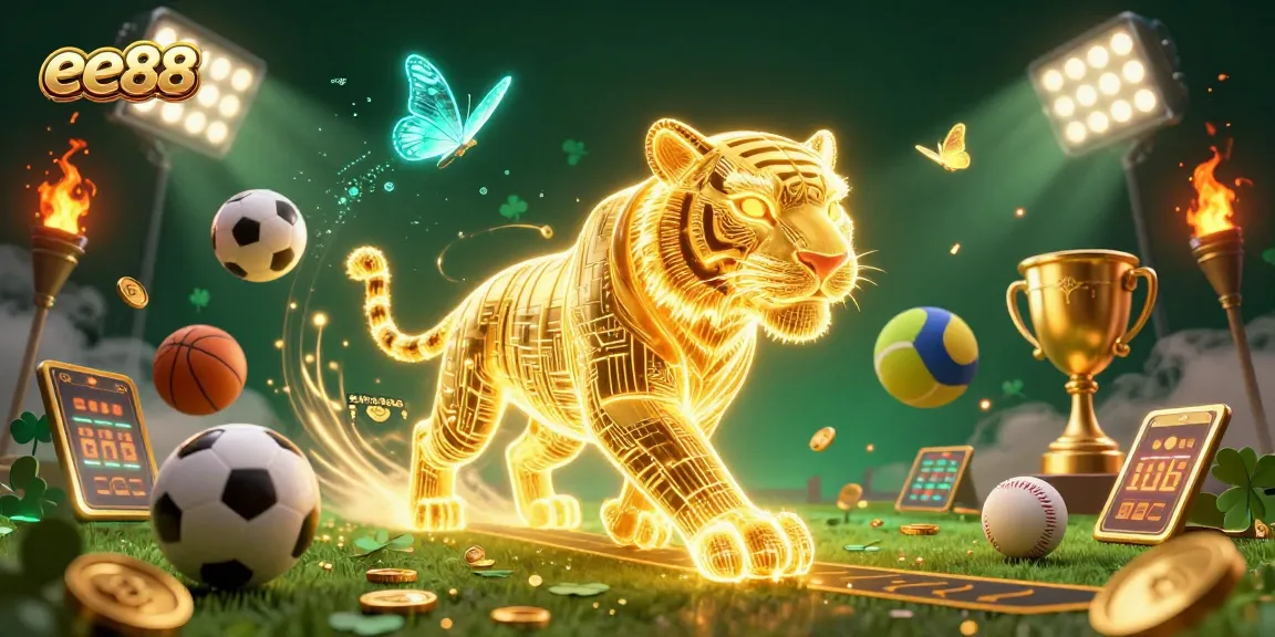 Bet high and win big at ee88 with vibrant digital sports casino elements in action.