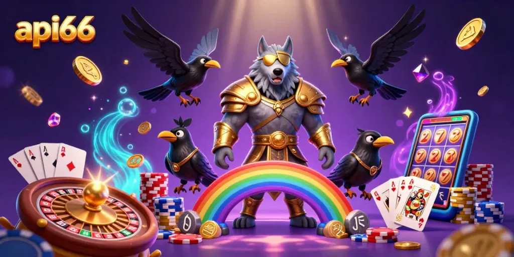 Experience thrilling wins with api66 in a vibrant 3D casino world filled with exciting games and characters.