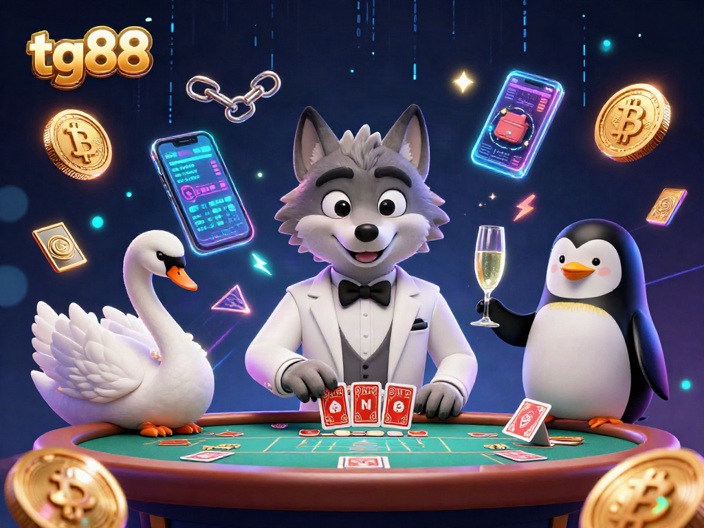 Play at tg88’s vibrant casino scene featuring unique character interactions and rich game elements.