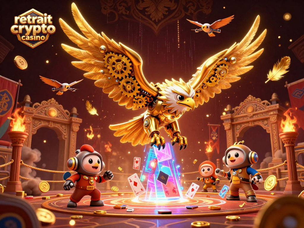 Recevez vos gains avec retrait crypto casino dans une illustration dynamique et captivante.