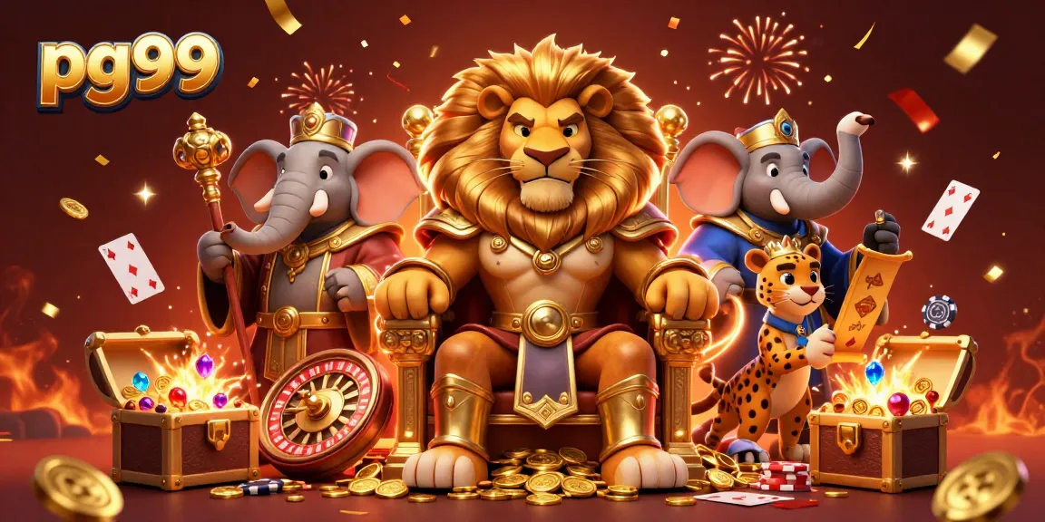 Experience winning gameplay at pg99 with a vibrant casino scene featuring dynamic characters and gaming elements.