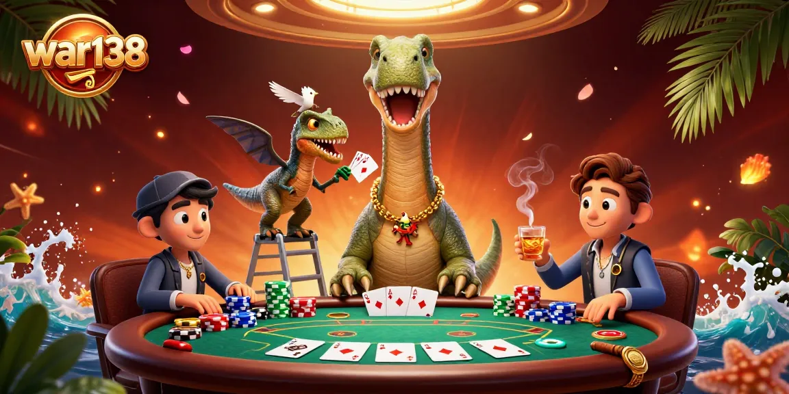 Experience the thrill of war138 with massive poker action and vibrant casino visuals.