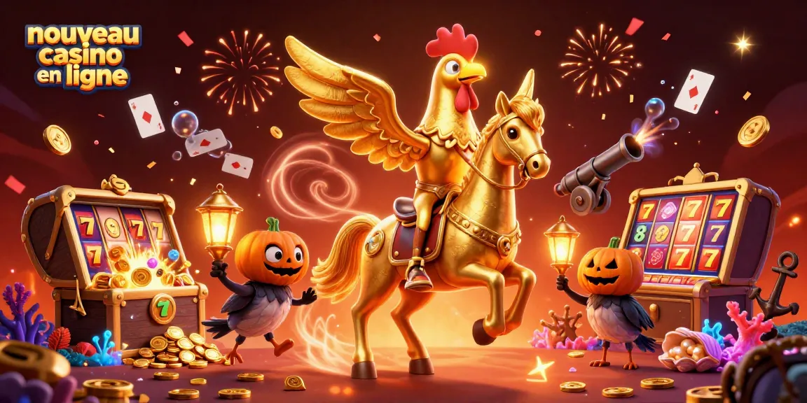 Visitez le nouveau casino en ligne avec des jackpots, des roulettes et des personnages colorés.