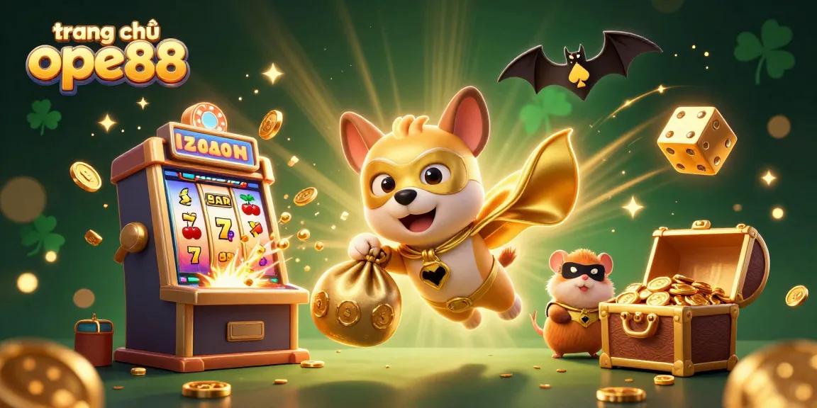 Experience the excitement of gaming at trang chủ ope88 with thrilling 3D characters and vibrant casino elements.