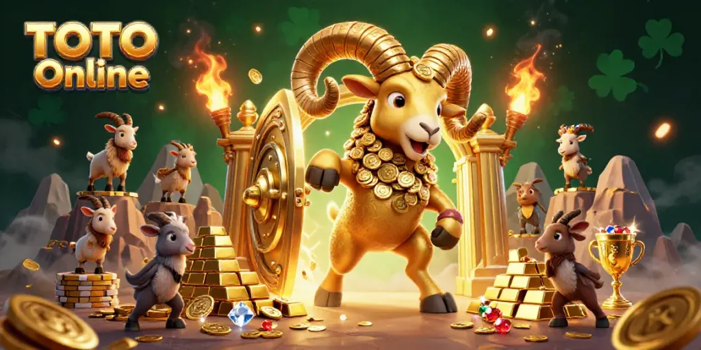 Mengakses TOTO Online dengan tampilannya yang modern dan sederhana dalam gambar kasino penuh warna.