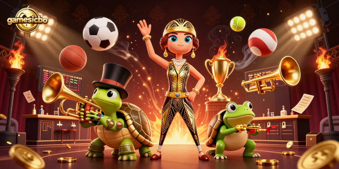 Engage with gamesicbo and win big at this extravagant speakeasy casino illustration scene.