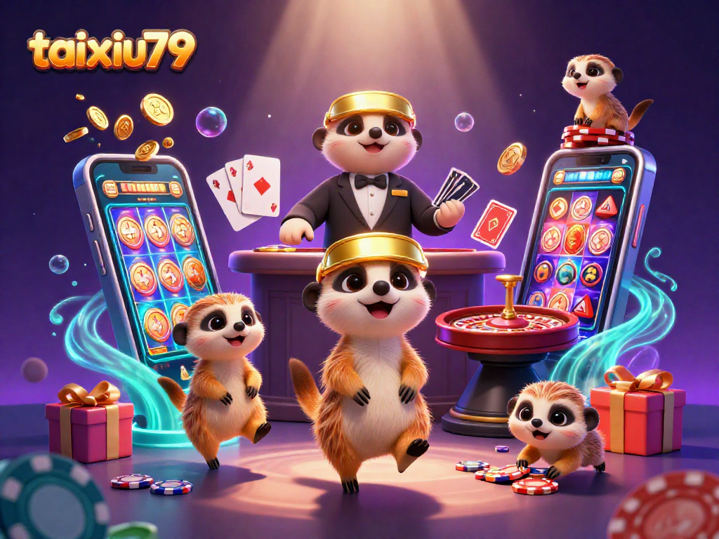 Join the action at taixiu79 and experience the thrilling casino world with lively meerkats and dynamic games.