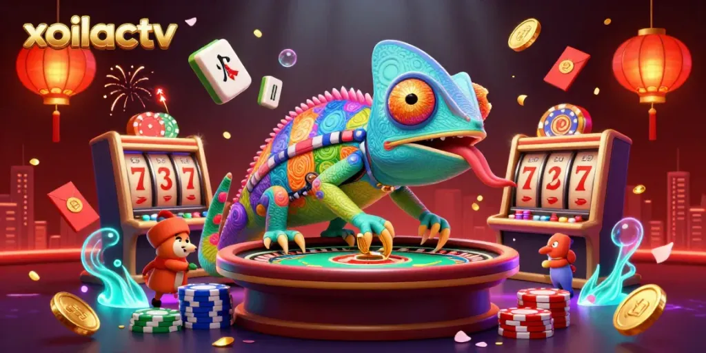 Experience the thrill of winning at xoilactv with vibrant casino action and colorful elements.