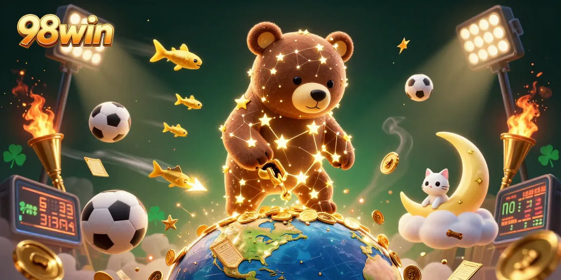 Experience thrilling gameplay at 98win, awaiting with golden rewards and dynamic sports betting action.