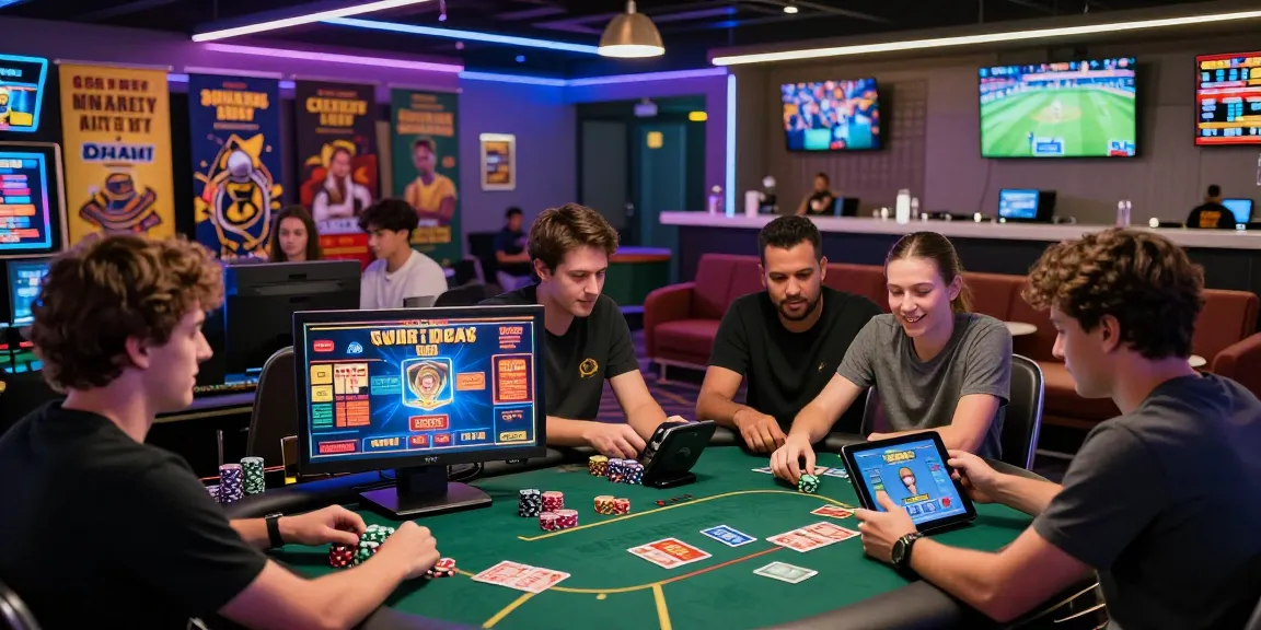 Engaging players at link situs888 in a vibrant online casino atmosphere showcasing dynamic gaming activities.