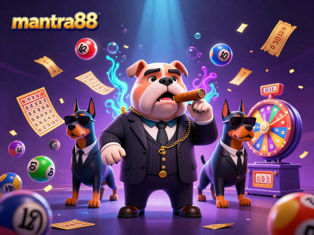 Join the excitement at mantra88 with this vibrant casino scene showcasing thrilling games.