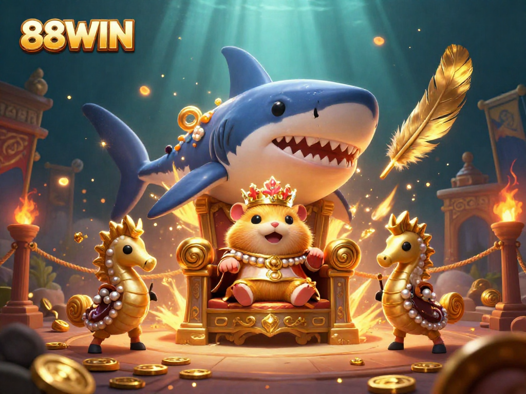 Experience thrilling action at 88WIN casino with captivating underwater adventure elements and dynamic characters.
