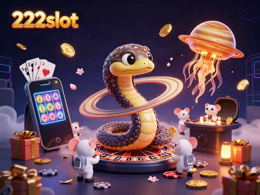 Jelajahi keseruan permainan slot di 222slot dengan karakter kartun 3D yang menarik.