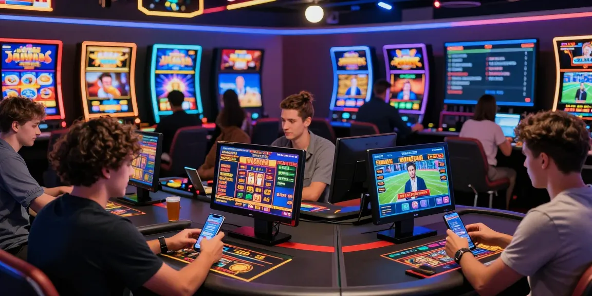 sòng bạc Jin88 nơi người chơi tham gia đa dạng trò chơi, bao gồm cá cược thể thao và game slot, tạo không gian sống động.