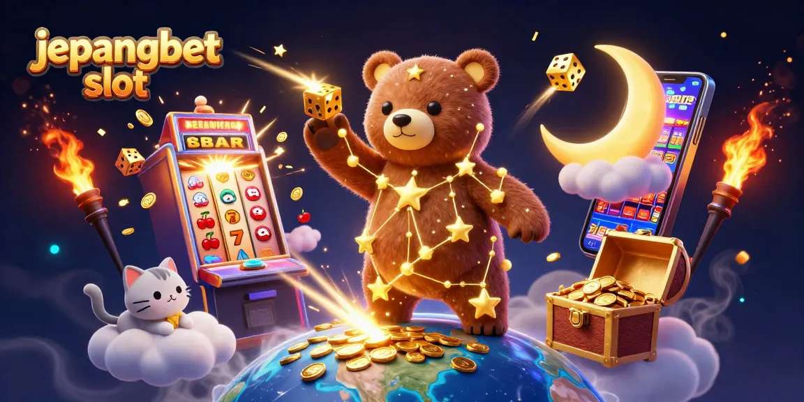 Experience winning excitement with Jepangbet slot as vibrant 3D characters celebrate a jackpot.