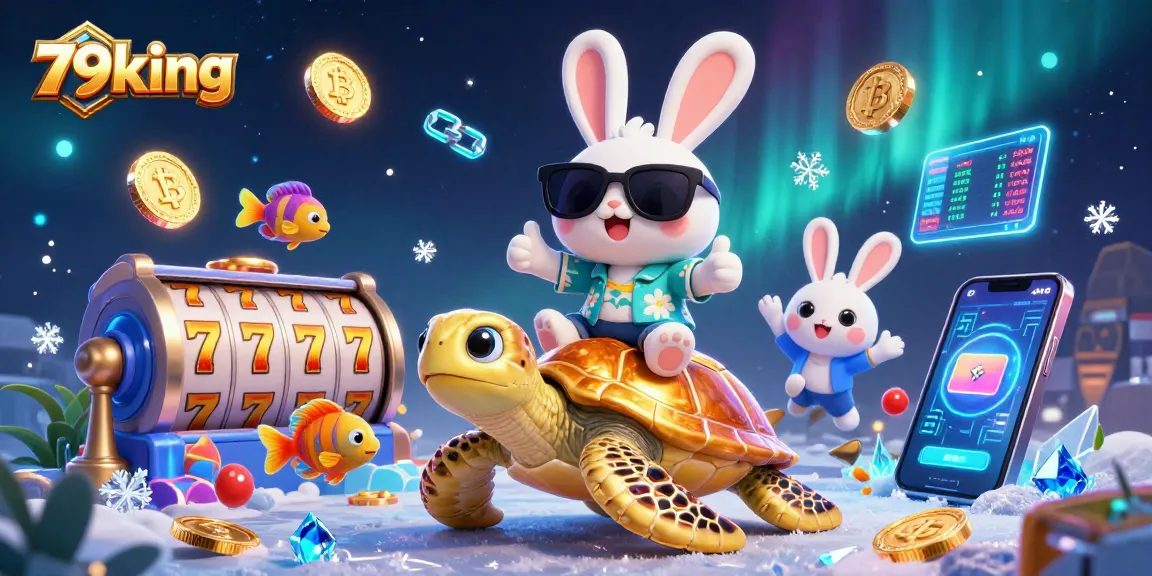 Engage in thrill-seeking action at 79king with the lucky rabbit and golden turtle, enjoying vibrant casino games.